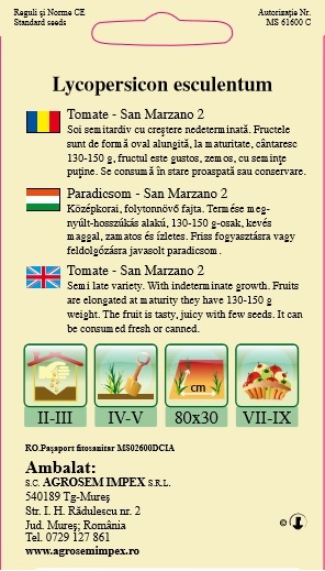 Tomate - San Marzano 2